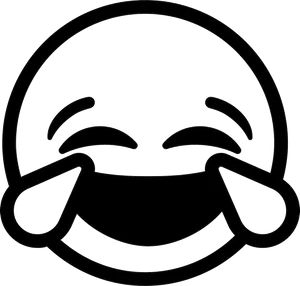 Laughing Emoji Graphic PNG image