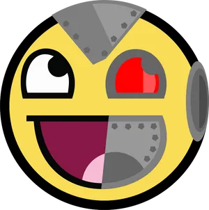 Laughing Emojiwith Patched Eyeand Mouth
