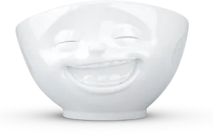 Laughing Face Bowl Design PNG image
