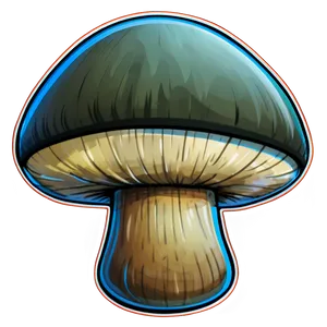 Laughing Mushroom Cartoon PNG 06272024 PNG