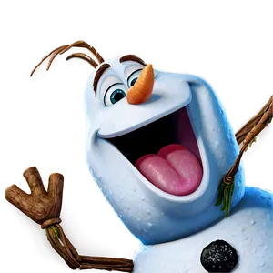 Laughing Olaf Moment PNG 56