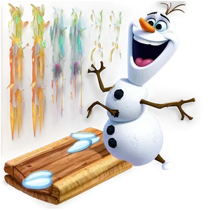 Laughing Olaf Moment PNG Paa22