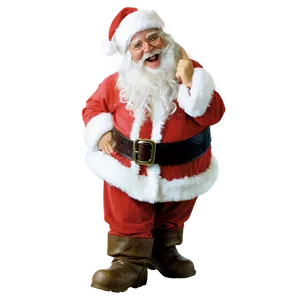 Laughing Santa Claus PNG Epm