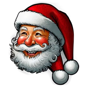 Laughing Santa PNG Flj43