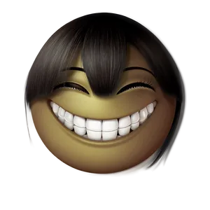Laughing Smile Emoji PNG Jma