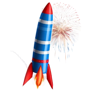 Launching Firework Rocket PNG 8