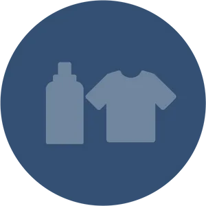 Laundry Detergentand Shirt Icon PNG image
