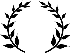 Laurel Wreath Silhouette