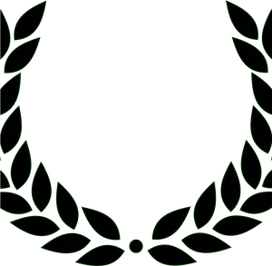 Laurel Wreath Symbol Graphic