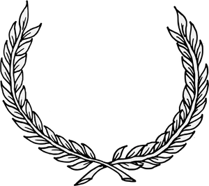 Laurel Wreath Vector Illustration PNG image