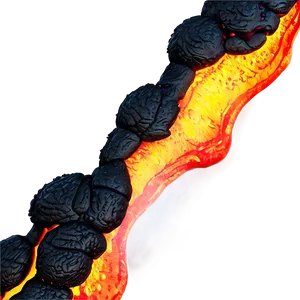 Lava Flow Border Png 37 PNG image