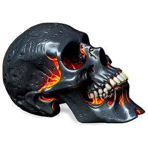 Lava-like Skull Png Ffq PNG image