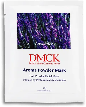 Lavender Aroma Powder Mask Package PNG image