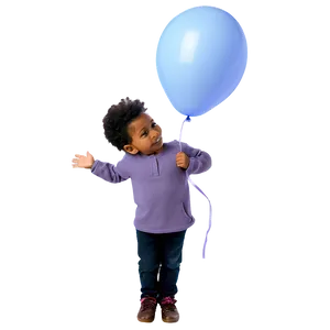Lavender Blue Balloons PNG 06122024 PNG