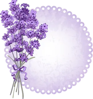 Lavender Bouquet Illustration