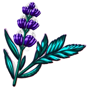 Lavender Embroidery Design Png Kya PNG image