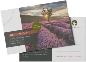 Lavender Field Promotional Materials PNG image