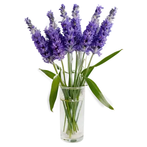 Lavender Floral Arrangement PNG 05062024