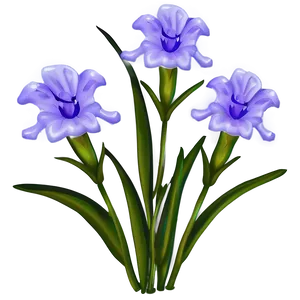 Lavender Floral PNG Eit