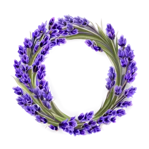 Lavender Flower Circle PNG 80 PNG