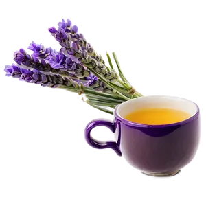 Lavender Herbal Tea Cup PNG Aje56