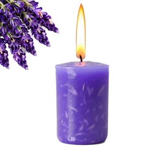 Lavender Infused Candle PNG 7