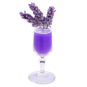Lavender Infused Mimosa Cocktail PNG Dqn