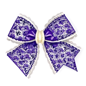 Lavender Lace Gift Bow PNG App53 PNG