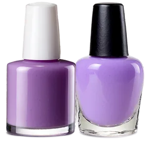 Lavender Nail Polish Bottle PNG 06292024
