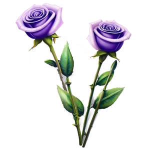 Lavender Rose PNG Axt96