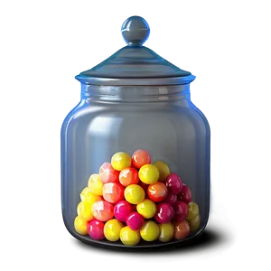 Layered Candy Jar PNG Qxa36 PNG