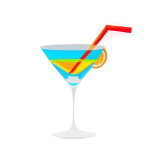 Layered Cocktail Glass PNG Bcb PNG