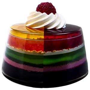 Layered Jelly Dessert Png 16 PNG image