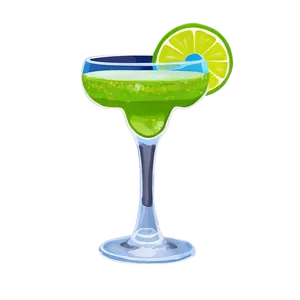 Layered Margarita Glass PNG 06292024