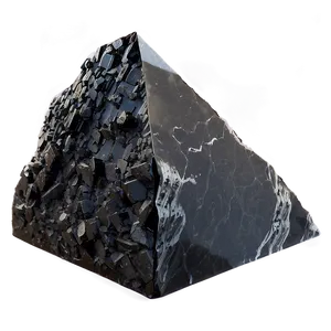 Layered Obsidian Formation PNG Hyr