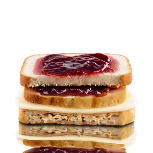 Layered Pb&j Sandwich Png Vtl PNG image