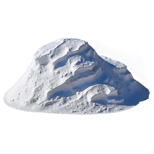 Layered Snow Pile PNG Lkg PNG