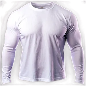 Layered White T-shirt PNG Xcw41