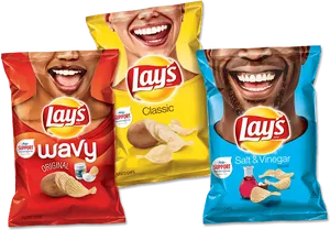 Lays Chip Varieties Smiling Faces PNG image