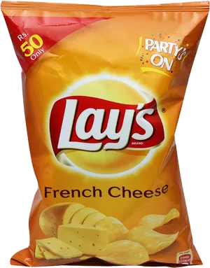 Lays French Cheese Flavor Packet PNG image