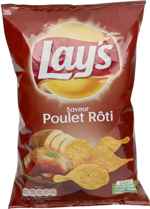 Lays Roast Chicken Flavor Chips PNG image