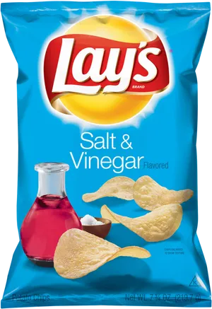 Lays Saltand Vinegar Chips Package PNG image