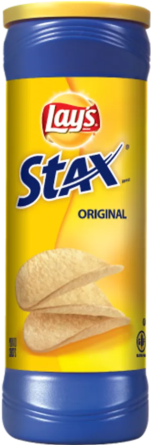 Lays Stax Original Chips Canister PNG image