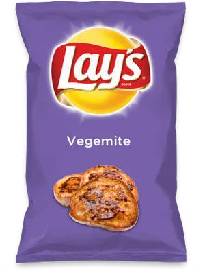Lays Vegemite Flavor Chips Package