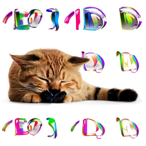 Lazy Cat Meme PNG 60