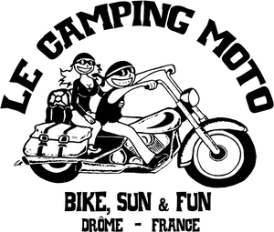 Le Camping Moto Vintage Graphic PNG image
