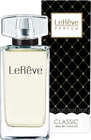 Le Reve Classic Perfume Bottle PNG image