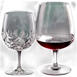 Lead-free Crystal Wine Glasses PNG Phr54 PNG