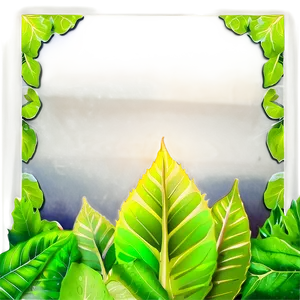 Leaf Banner PNG Wcs26