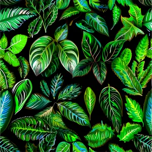 Leaf Pattern PNG Rtt